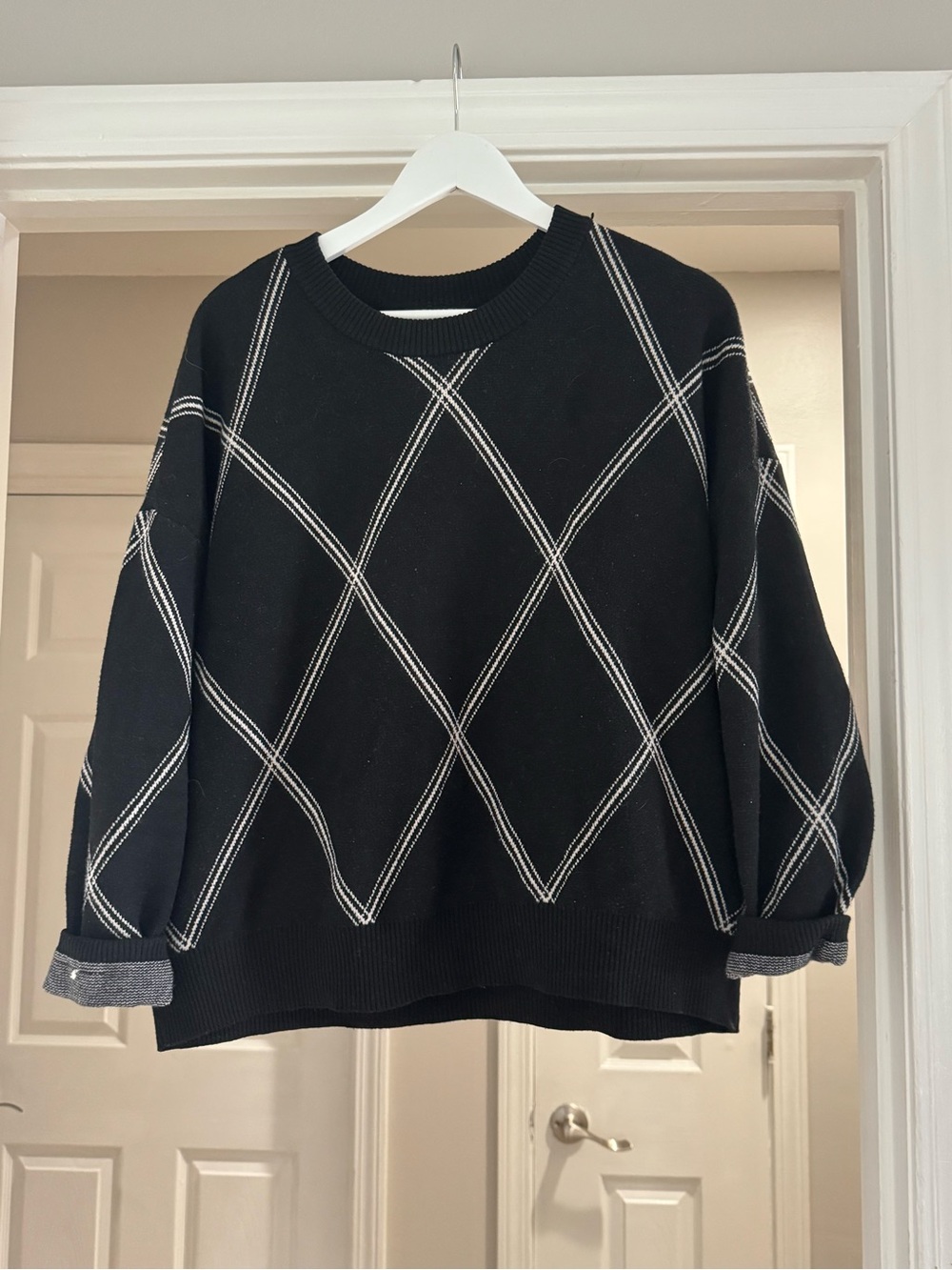 Black Striped Sweater